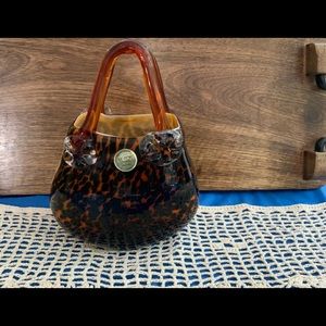 Block Handcut Crystal Halle Evening Bag